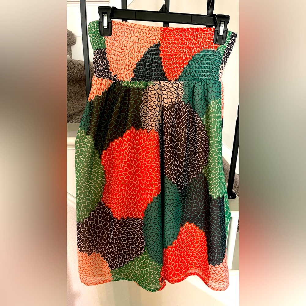 Roxy Strapless Sundress Size Large